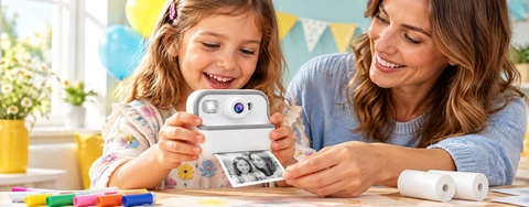 Photo Print Cameras for Birthday Gifts 3-12 Year Old Kids