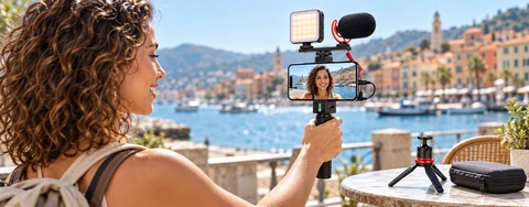 Versatile iPhone Vlogging Kit Selection for YouTube Videos