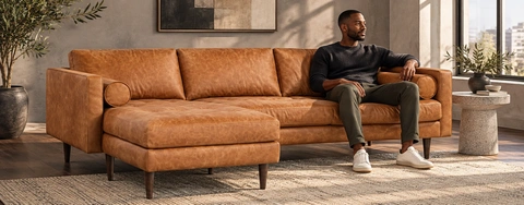 Luxurious Full Grain Leather Couches: Comfortable Seating Solutions