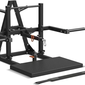 Click to view Mikolo Belt Squat Machine Leg Press with Weightlifting Belt for Home Gym