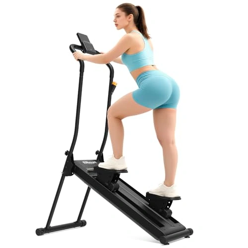 Click to view ERGOLIFE Stair Stepper for Home Gym with Adjustable Resistance and LCD Display