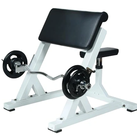 Click to view York Preacher Curl Machine, Silver