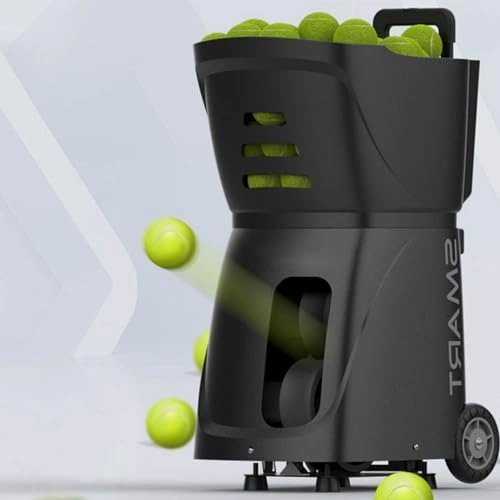 Click to view Portable Tennis Ball Machine Electronic Ball Launcher for Beginner Training