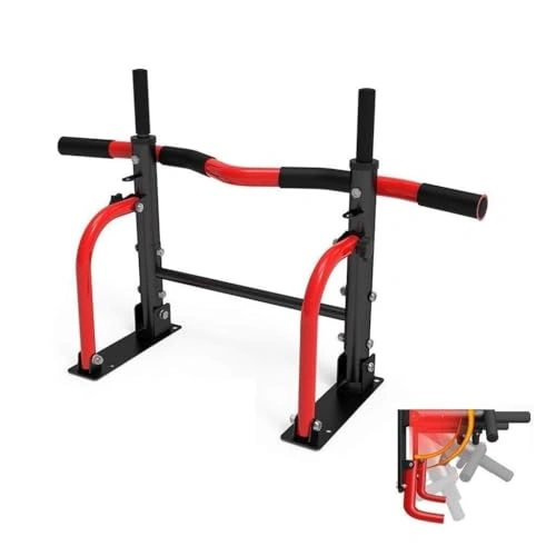 Click to view Wall-Mounted Pull-Up Bar for Home Gym Heavy Duty Multi-Grip Strength Trainer
