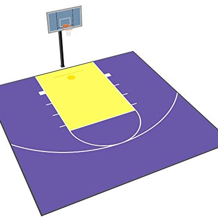 Click to view Outdoor Basketball Half Court Kit 30ft x 30ft with Lines and Edges Included