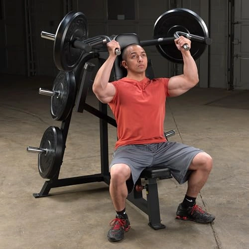 Click to view Body-Solid Pro Clubline Leverage Shoulder Press for Shoulders and Chest