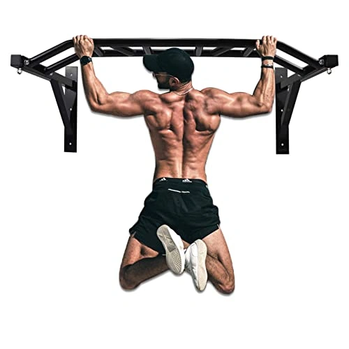 Click to view BDL Wall Mounted Pull-Up Bar Multi Grip Station for Home Gym Strength Training