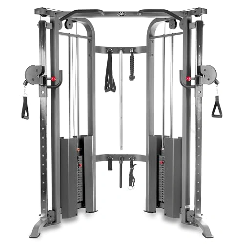 Click to view XMARK Functional Trainer with Dual Weight Stacks for Full Body Strength Training