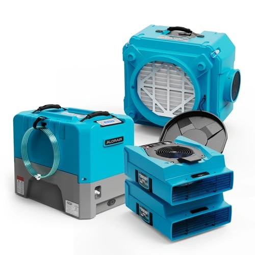 Click to view Alorair Commercial Dehumidifier with Pump, Air Movers, and Air Scrubber Combo