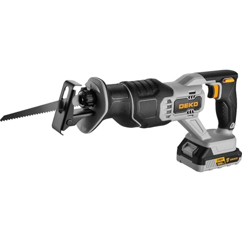 Click to view Cordless Reciprocating Saw: DEKOPRO 20V Lithium Ion Power Reciprocating Saw