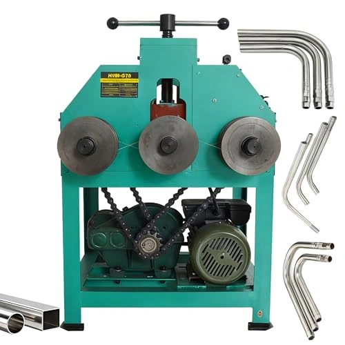 Click to view EQCOTWEA Electric Pipe Tube Bender Roller Machine 2HP with Dies