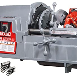 Click to view RIDGID 535 V3 Manual Chuck Pipe Threading Machine with Reamer and Dies