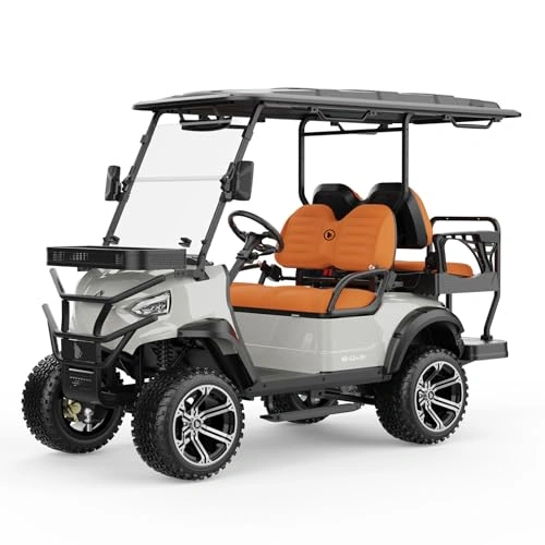 Click to view ATS Power 4-Seater Electric Shuttle Golf Cart 48V 5KW with LED Lights and Quick Charging