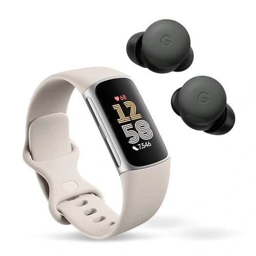 Click to view Fitbit Charge 6 Fitness Tracker with Heart Rate and Google Pixel Buds Pro 2 Wireless Earbuds