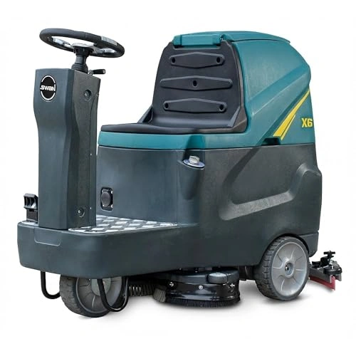 Click to view Commercial Ride-On Floor Scrubber Machine with 760mm Cleaning Width
