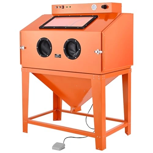 Click to view Vevor Heavy Duty Sandblasting Cabinet Kit with Dual Guns and Dust Collector