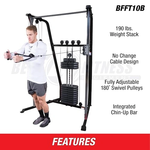 Click to view Body-Solid Best Fitness Functional Trainer Cable Machine for Full Body Workout