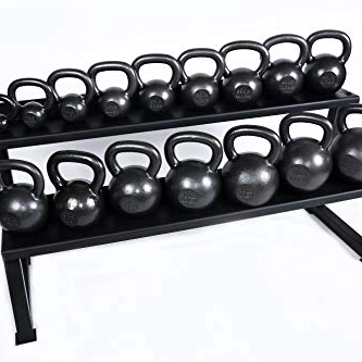 Click to view Ader Sporting Goods Premier Kettlebell Set with Rack and DVD