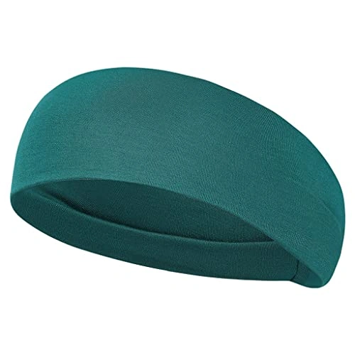 Click to view Men Fashion Sports Sweatband Breathable Absorbent Headband Soft and Elastic