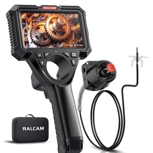 Click to view Ralcam Industrial Borescope Camera with Replaceable Snake Cable and 5-Inch HD Display