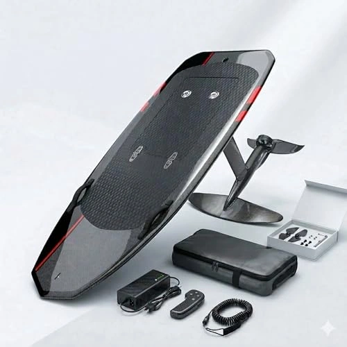 Click to view Electric Hydrofoil Full Carbon Fiber 8000W Motor E-foil Surfboard
