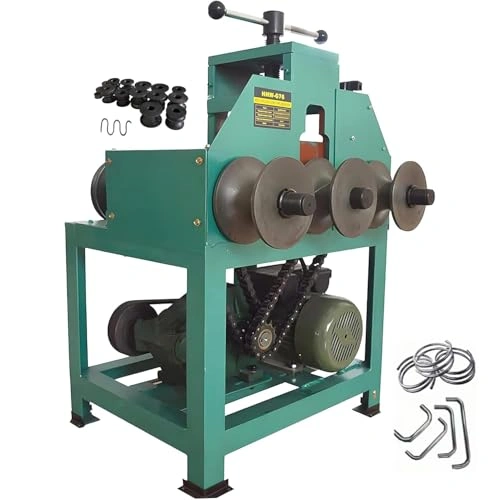 Click to view HayWHNKN Electric Pipe Tube Bender with 9 Round and 8 Square Die Set