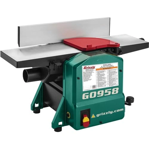Click to view Grizzly Industrial G0958-8 Combo Planer and Jointer with Helical Cutterhead