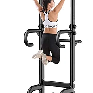 Click to view MaGiLL Home Gym Tower Body Building Pull Up Station Power Tower Dip Bars Multigym Workout Station
