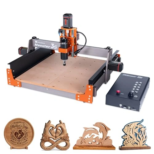 Click to view FoxAlien Masuter 3S CNC Router Machine with NEMA 23 Closed-Loop Stepper Motor
