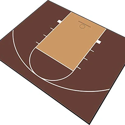 Click to view Outdoor Basketball Half Court Kit 30ft x 25ft with Lines and Edges Included