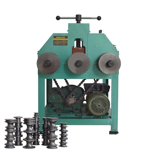 Click to view Yokoma Electric Pipe Tube Bender 1500W Rolling Machine with Dies