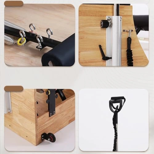Click to view Professional Pilates Split Pedal Stability Chair with Handles for Home and Studio