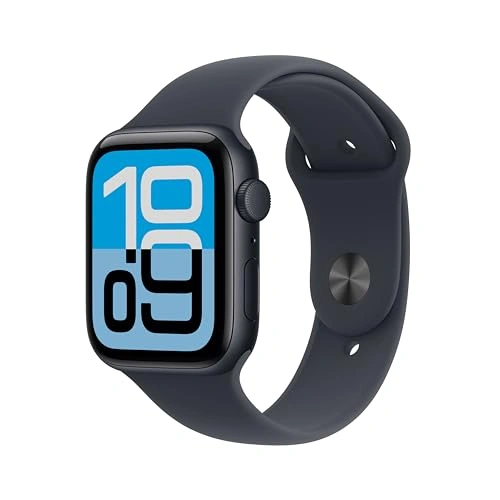 Click to view Apple Watch SE 3 GPS 44mm Smartwatch with Midnight Aluminum Case and Sport Band
