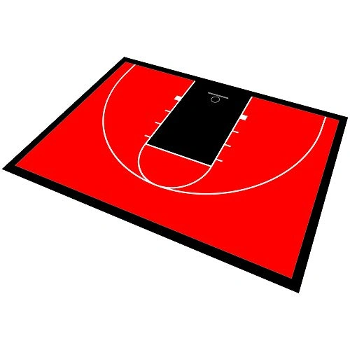 Click to view Modutile Outdoor Basketball Half Court Kit 46ft x 30ft with Lines and Edges Included