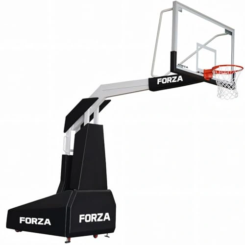 Click to view FORZA ArenaMax Pro League Basketball Goal System with 72in Glass Backboard