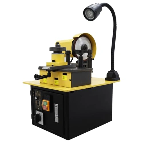 Click to view EQCOTWEA Automatic Saw Blade Sharpener Grinder Machine with Adjustable Speed and LED Light
