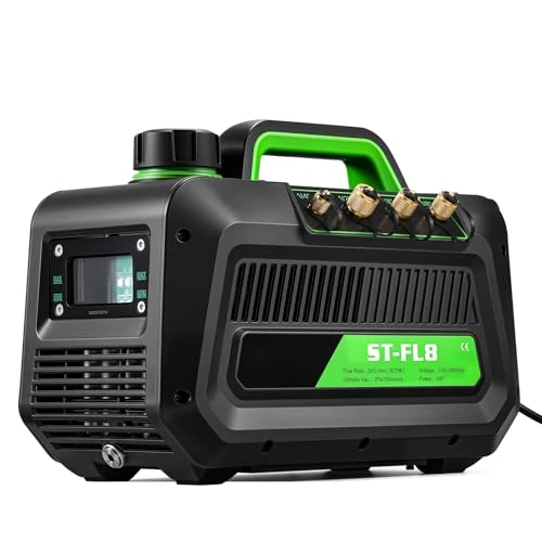 Click to view Antstone Dual Stage HVAC Vacuum Pump 1 HP 8CFM Rotary Vane Air Vacuum Pump