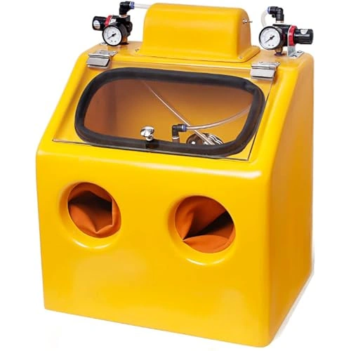 Click to view CZCZC Sandblasting Cabinet Portable Sand Blaster with Foot Pedal Control for Metal Rust Removal