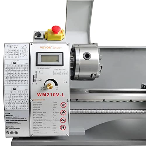 Click to view Vevor Metal Lathe 8.3 x 29.5 Inch Benchtop Metal Lathe with LCD Display