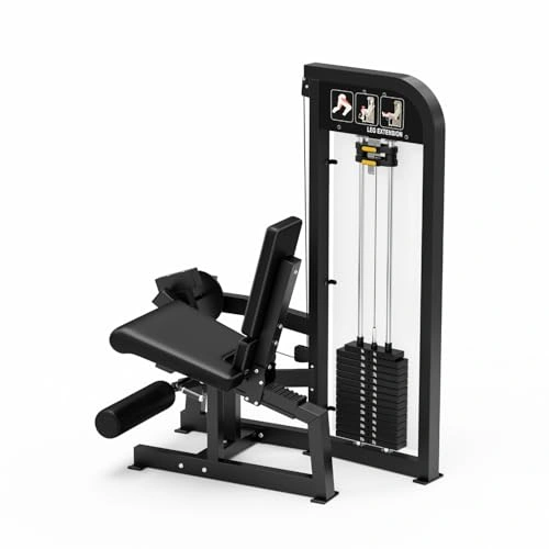 Click to view Leg Extension Machine with 180 lb Weight Stack for Home Gym and Strength Training