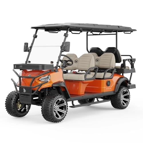 Click to view ATS Power 6-Seater Electric Shuttle Golf Cart 48V 5KW with LED Lights and Quick Charging