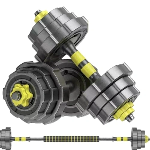 Click to view Adjustable Dumbbell Set 80lbs with Connector for Home Gym Fitness Exercises