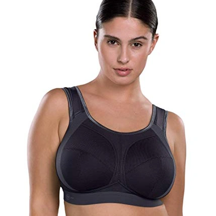 Click to view Anita Extreme Control Plus Sports Bra Black Anthracite
