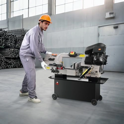Click to view Vevor Metal Horizontal Band Saw with 7 x 12 Inch Capacity