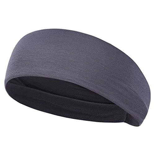 Click to view Men Fashion Sports Sweatband Breathable Absorbent Headband Soft and Elastic