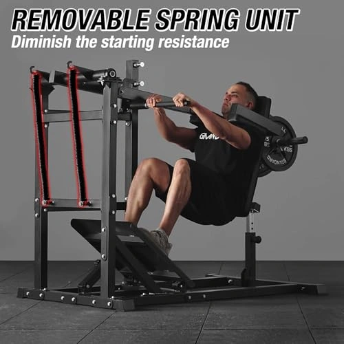 Click to view GMWD Pendulum Squat Machine Plate Loaded Hack Squat Machine for Lower Body Strength Training