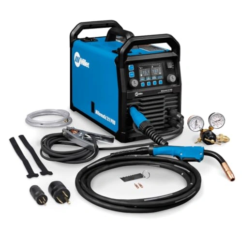 Click to view Millermatic 211 PRO MIG Welder Machine - Dual-Voltage Portable Flux Core Welder