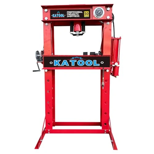 Click to view KATOOL 50 Ton Hydraulic Shop Press H-Frame Garage Floor Press