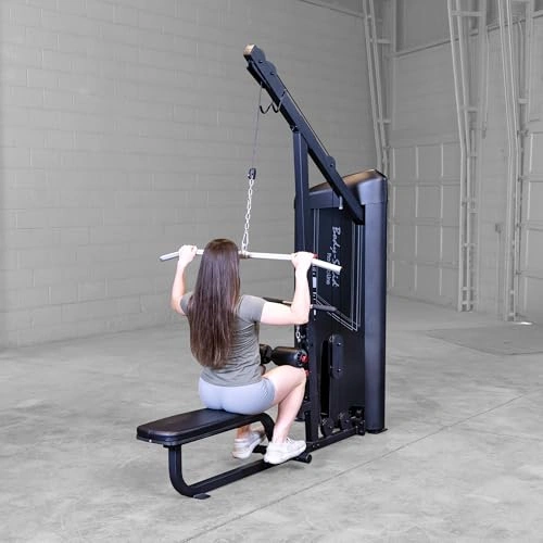 Click to view Body Solid Pro Clubline Series II LAT Pulldown and Low Row Machine with LAT Bar