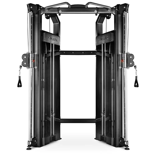 Click to view XMARK Functional Trainer with Dual 230 lb Weight Stacks for Full Body Strength Training